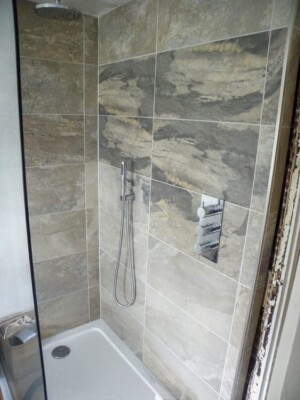 Completed full bathroom rebuild 1 completion