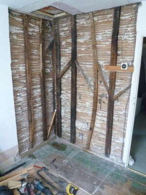 In Progress full bathroom rebuild 1 in progress