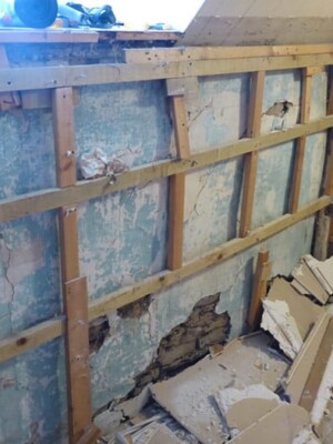 In Progress full bathroom rebuild 2 - in progress