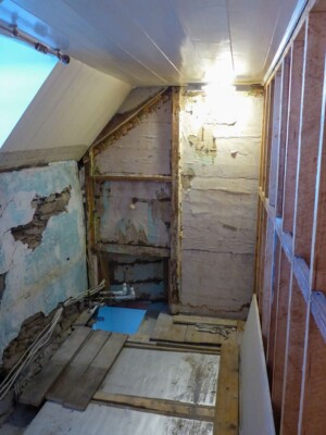 In Progress full bathroom rebuild 2 - in progress