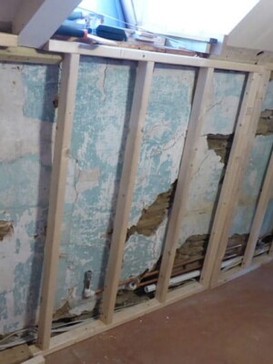 In Progress full bathroom rebuild 2 - in progress