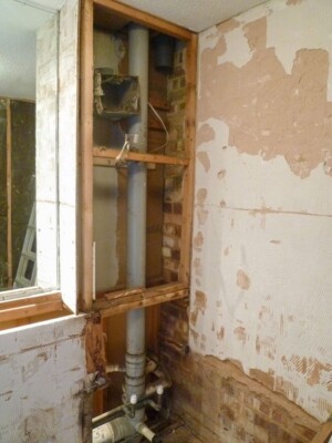 In Progress full bathroom rebuild - in progress