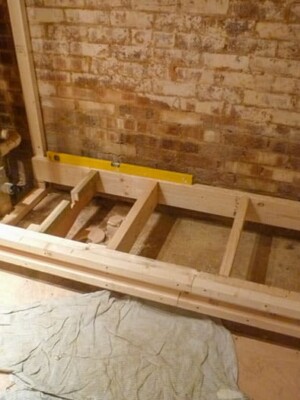 In Progress full bathroom rebuild - in progress