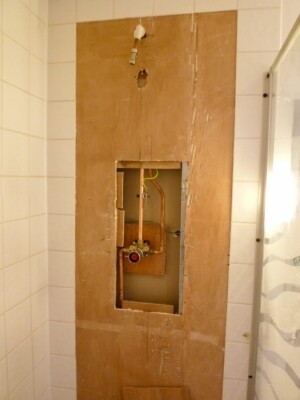 In Progress new shower mixer - in progress