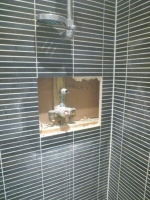 In Progress new shower mixer in progress