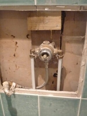 In Progress new shower mixer - in progress