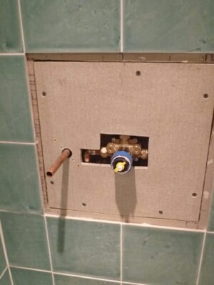 In Progress new shower mixer - in progress