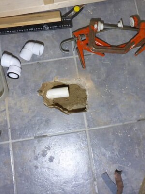 In progress shower pod replacement - in progress