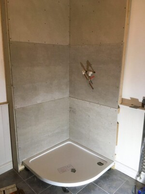 In progress shower pod replacement - in progress
