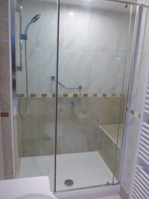 Completed shower refurbishment - completion